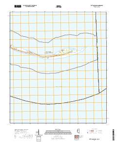 Petit Bois Island 2020 topographic map thumbnail