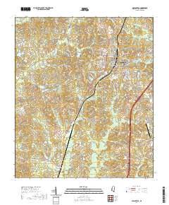 Poplarville 2020 topographic map thumbnail