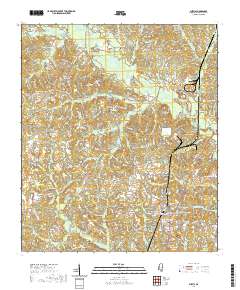 Purvis 2020 topographic map thumbnail