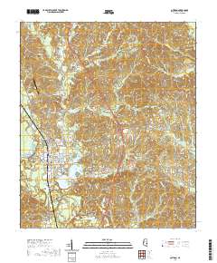 Quitman 2020 topographic map thumbnail
