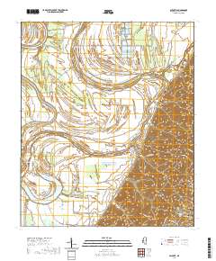 Satartia 2020 topographic map thumbnail