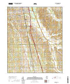 Senatobia 2021 topographic map thumbnail