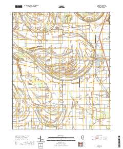 Shelby 2020 topographic map thumbnail