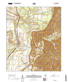 Tchula 2020 topographic map thumbnail