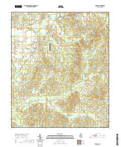 Terry NW 2020 topographic map thumbnail