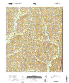 Terrys Creek 2020 topographic map thumbnail