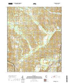 Tishomingo 2020 topographic map thumbnail