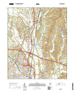 Tupelo 2021 topographic map thumbnail