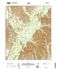 Vaiden 2020 topographic map thumbnail