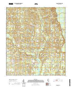 Vancleave 2020 topographic map thumbnail