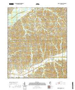 Water Valley East 2021 topographic map thumbnail