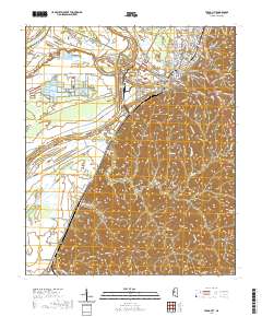 Yazoo City 2020 topographic map thumbnail