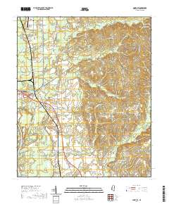 Amory SW 2020 topographic map thumbnail