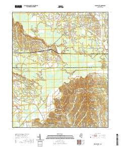 Cedar Bluff 2020 topographic map thumbnail