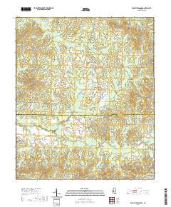 Dabney Crossroads 2020 topographic map thumbnail