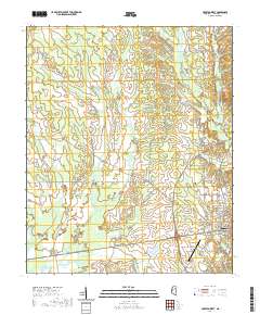 Houston West 2020 topographic map thumbnail