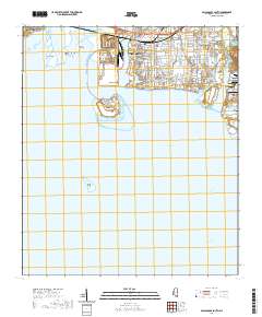 Pascagoula South 2020 topographic map thumbnail