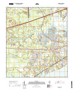 Waveland 2021 topographic map thumbnail