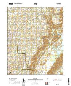 Arab 2020 topographic map thumbnail