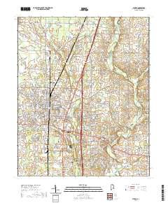 Athens 2020 topographic map thumbnail