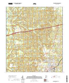 Bay Minette North 2020 topographic map thumbnail