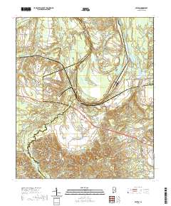Benton 2020 topographic map thumbnail