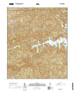 Beulah 2020 topographic map thumbnail