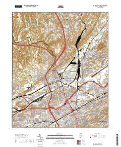Birmingham North 2020 topographic map thumbnail