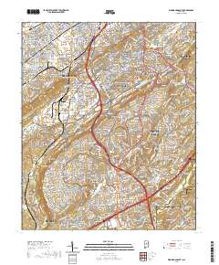 Birmingham South 2020 topographic map thumbnail