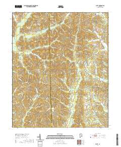 Bluff 2020 topographic map thumbnail