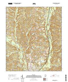 Brewton North 2020 topographic map thumbnail