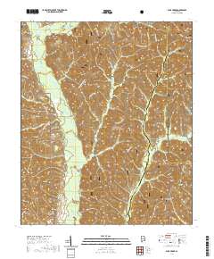 Buck Creek 2021 topographic map thumbnail