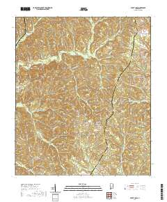 Burnt Corn 2020 topographic map thumbnail