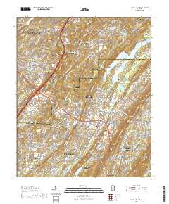 Cahaba Heights 2020 topographic map thumbnail