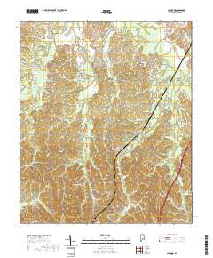 Calhoun 2020 topographic map thumbnail