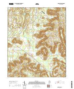 Center Grove 2020 topographic map thumbnail