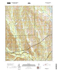 Central Mills 2020 topographic map thumbnail