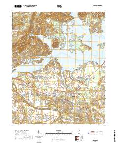 Centre 2020 topographic map thumbnail