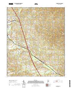 Clanton East 2020 topographic map thumbnail
