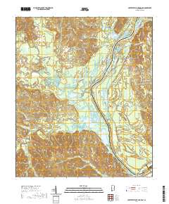 Coffeeville Lock And Dam 2020 topographic map thumbnail