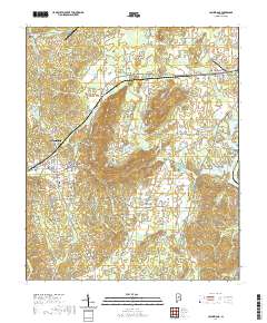 Columbiana 2020 topographic map thumbnail
