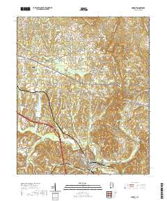 Cordova 2020 topographic map thumbnail