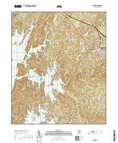 Dadeville 2020 topographic map thumbnail