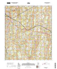 Dothan East 2020 topographic map thumbnail