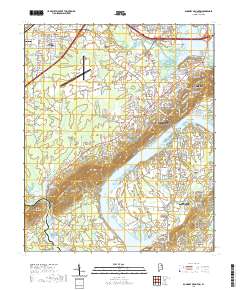 Dunaway Mountain 2020 topographic map thumbnail
