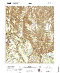 Durant Bend 2020 topographic map thumbnail