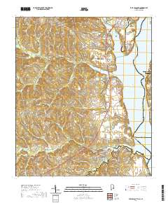 Eufaula South 2020 topographic map thumbnail