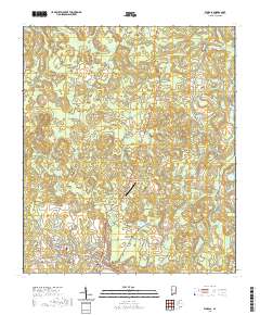 Florala 2020 topographic map thumbnail