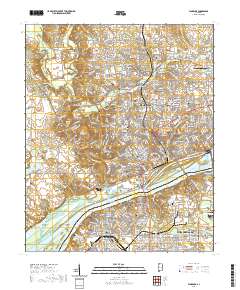 Florence 2021 topographic map thumbnail