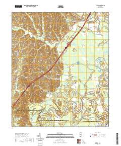 Fosters 2020 topographic map thumbnail